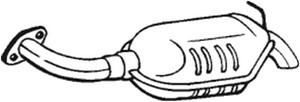 Takaäänenvaimentaja, Taakse, vasen, MAZDA 6 Hatchback, 6 Sedan, 6 Station Wagon, L30140200A, L30140200B, L30140200C, L39940200A