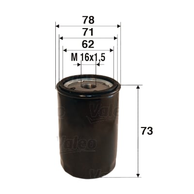 Öljynsuodatin VALEO 586034