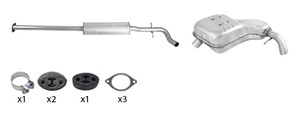 Pakoputki, VOLVO S80 I, 30652229, 30919995, 6842636, 8624765, 9179056, 9186408, 9404421, 9492257, 9979238