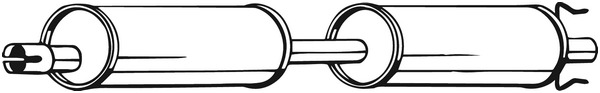 Keskipönttö BOSAL 154-455