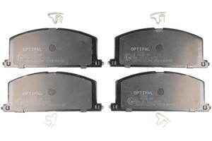 Jarrupalasarja, levyjarru, Edessä, TOYOTA, 0049112281, 0446510040, 0446512010, 0446512020, 0446512030, 0446512040, 0446512090, 044651214