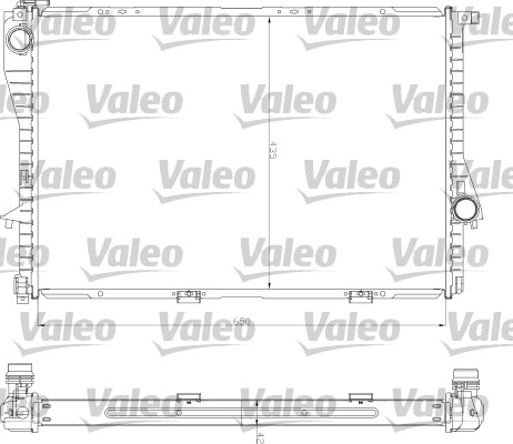 Jäähdytin,moottorin jäähdytys VALEO 734277