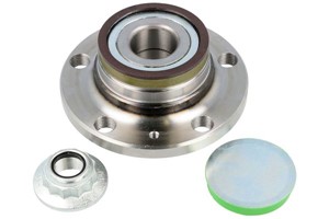 Pyöränlaakerisarja, Taka-akseli, Oikea, Vasen, AUDI,SEAT,SKODA,VW, 5Z0501611B, 6Q0 598 611, 6Q0501611F, 6Q0598611, 6Q0598611A, 8X0 598 6