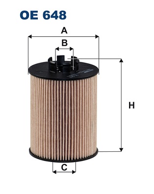 Öljynsuodatin FILTRON OE 648