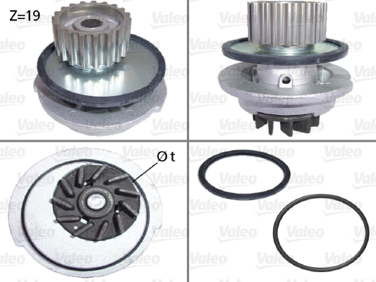 Vesipumppu VALEO 506648