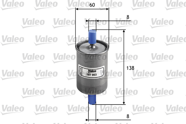Polttoainesuodatin VALEO 587003