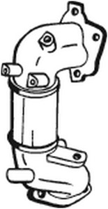 Katalysaattori, Edessä, TOYOTA AVENSIS, AVENSIS Kombi, AVENSIS Sedan, COROLLA, COROLLA Kombi, COROLLA Sedan, 2505127060, 2505127061