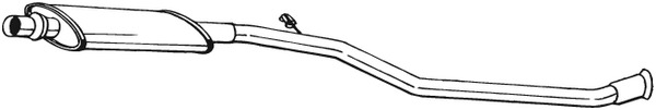 Keskipönttö BOSAL 283-389