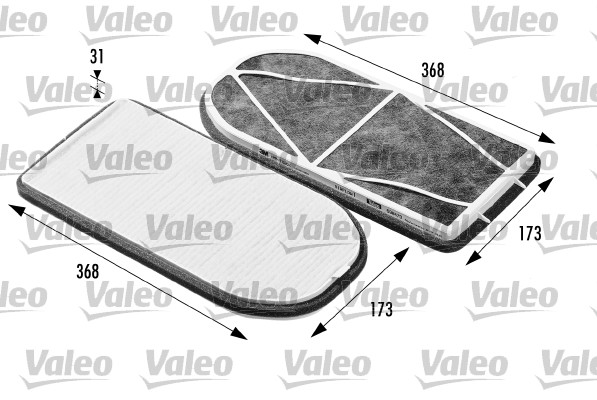 Raitisilmasuodatin VALEO 698470