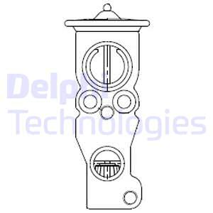 Paisuntaventtiili, ilmastointilaite DELPHI CB1018V