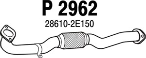 Pakoputki, Edessä, HYUNDAI TUCSON, KIA SPORTAGE II, 28610-2E100, 28610-2E150