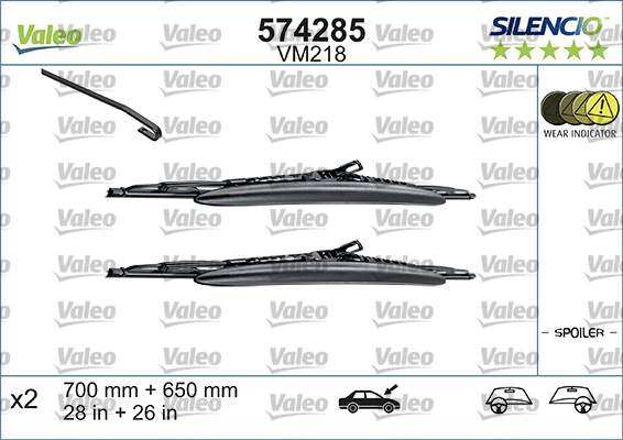 Pyyhkijänsulka VALEO 574285