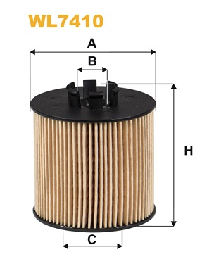 Öljynsuodatin WIX FILTERS WL7410