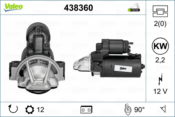 Startteri VALEO 438360