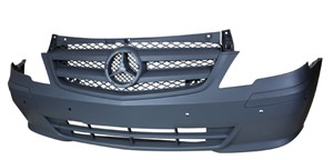 Puskuri, eteen, Edessä, MERCEDES-BENZ VITO / MIXTO Skåp [W639], VITO Buss [W639], A 639 885 1325 9B51