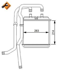 Kenno, sisätilanlämmitin, IVECO DAILY Buss III, DAILY Flak/chassi III, DAILY Skåp III, 12251-P0A-004, 12251-PAA-A01, 12251-PAA-A02, 4256