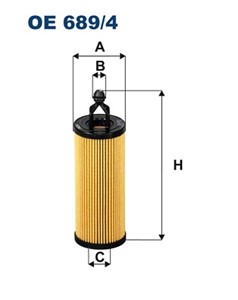 Öljynsuodatin, CHRYSLER,DODGE,FIAT,JEEP,LANCIA, 4892339AC, 68191349AA, 68191349AB, K68191349AA, K68191349AB, K68191349AC