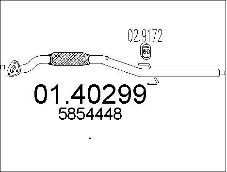 Pakoputki MTS 01.40299