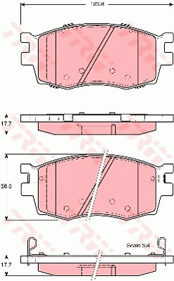 Jarrupalasarja, levyjarru TRW GDB3420