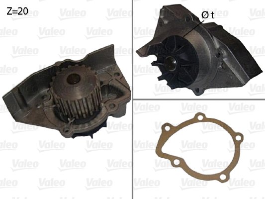 Vesipumppu VALEO 506530