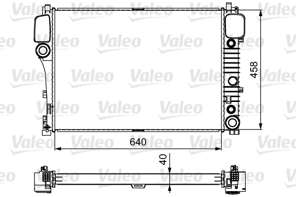 Jäähdytin,moottorin jäähdytys VALEO 735299