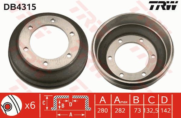 Jarrurumpu TRW DB4315