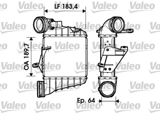 Välijäähdytin VALEO 817558
