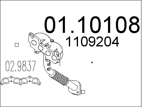 Pakoputki MTS 01.10108