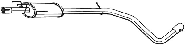 Keskipönttö BOSAL 286-115