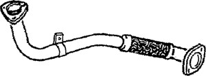 Pakoputki, Edessä, NISSAN PATROL GR IV, PATROL III/2 Hardtop, PATROL III/2 Station Wagon, 20010-22J02, 20010-22J10, 20010-22J12, 20010-3