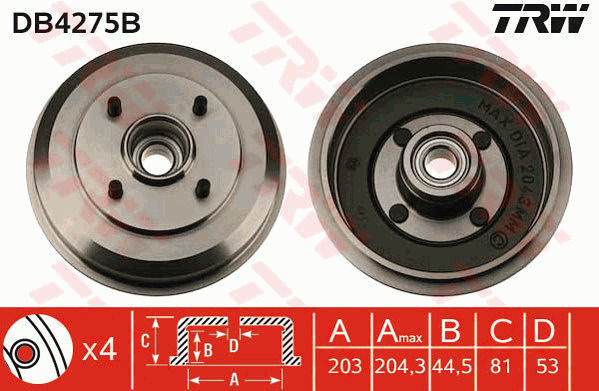 Jarrurumpu TRW DB4275B