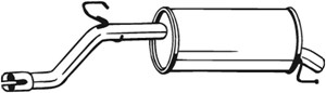 Takaäänenvaimentaja, OPEL,VAUXHALL, 55702051, 55702052, 5852689, 5852690