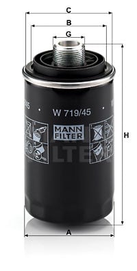 Öljynsuodatin MANN-FILTER W 719/45