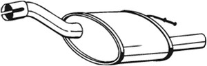 Takaäänenvaimentaja, FORD FOCUS, 1067319, 1121645, 1230585, 1308587, 1459689