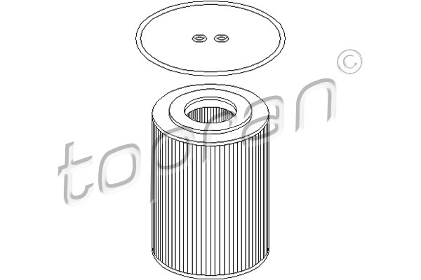 Öljynsuodatin TOPRAN 205 590