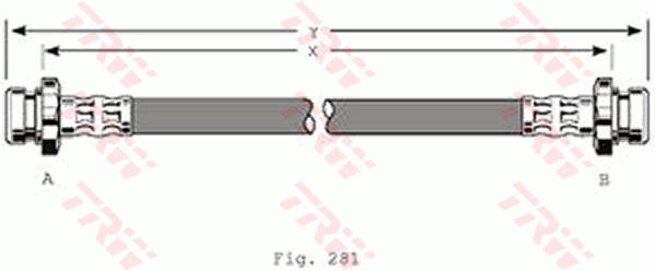 Jarruletku TRW PHA213