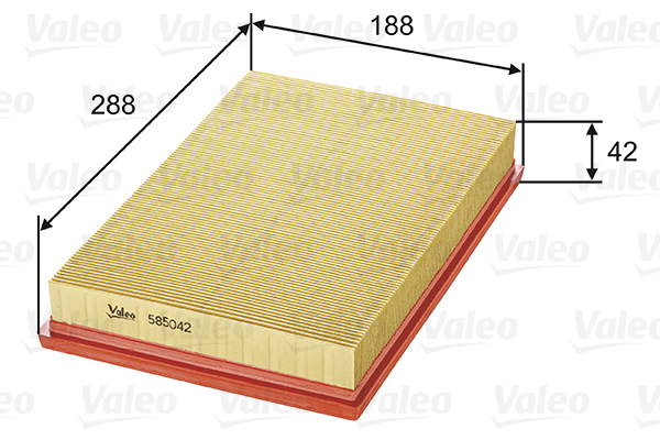 Ilmansuodatin VALEO 585042