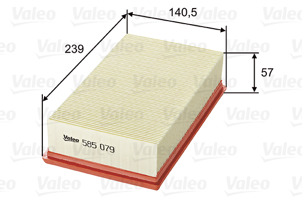 Ilmansuodatin VALEO 585079