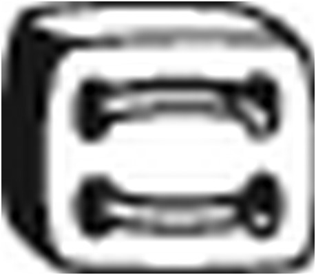 Kumisuikale, pakoputkisto BOSAL 255-522