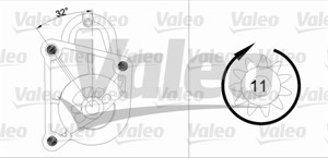 Käynnistin, OPEL,RENAULT,VAUXHALL,VOLVO, 4400331, 4402118, 4402411, 4502478, 7700106426, 7700113207, 7700113208, 7701499804, 8200466763,