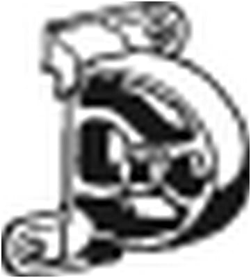 Kumisuikale, pakoputkisto BOSAL 255-488