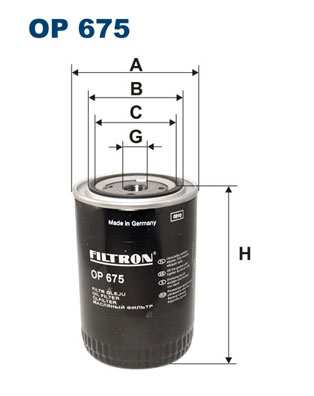 Öljynsuodatin FILTRON OP 675