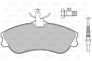 Jarrupalasarja, levyjarru, Etuakseli, CITROËN,PEUGEOT, 425213, 4252-13, 425234, 4252-34, 425333, 4253-33, 425378, 4253-78, 425379, 4253-