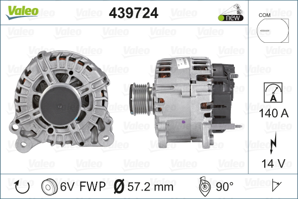 Laturi VALEO 439724