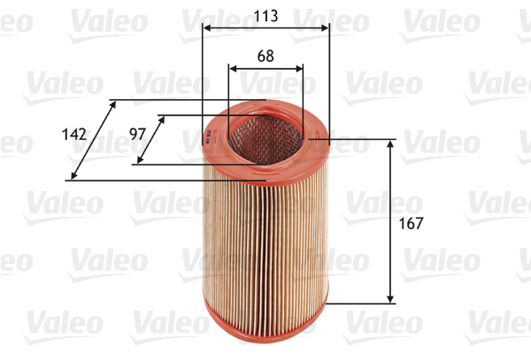 Ilmansuodatin VALEO 585623