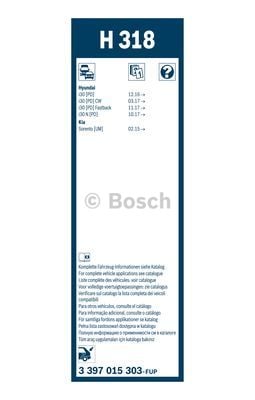 Wiper Blade BOSCH 3 397 015 303