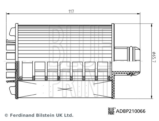 Öljynsuodatin BLUE PRINT ADBP210066