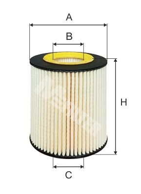 Öljynsuodatin MFILTER TE 647