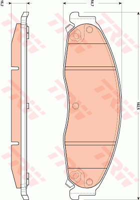 Jarrupalasarja, levyjarru TRW GDB4601