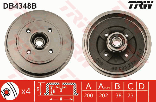 Jarrurumpu TRW DB4348B